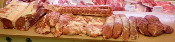 Todas las piezas de cerdo ibérico de bellota