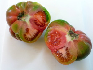 Tomates del terreno, grandes tomates de sabor intenso para ensalada