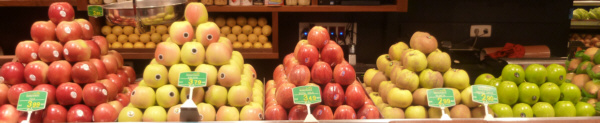 Todas las variedades de manzanas en Frutas Charito