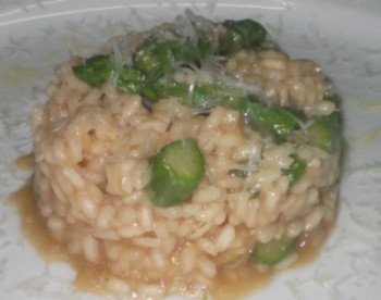 Arroz meloso con trigueros