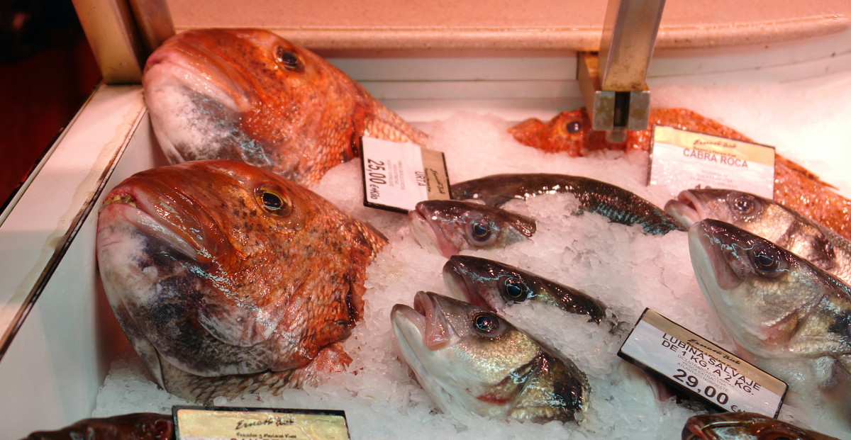 Urtas y lubinas de Pescadería Ernesto Prieto