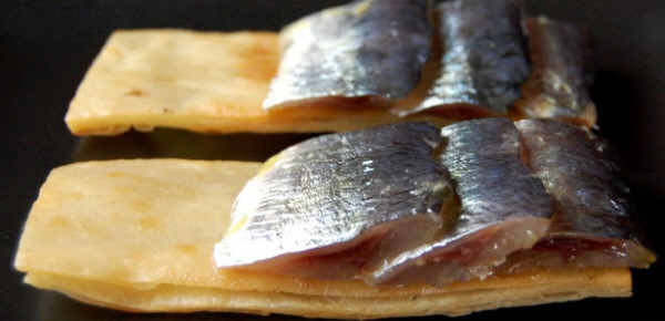Lomos de sardinas marinadas