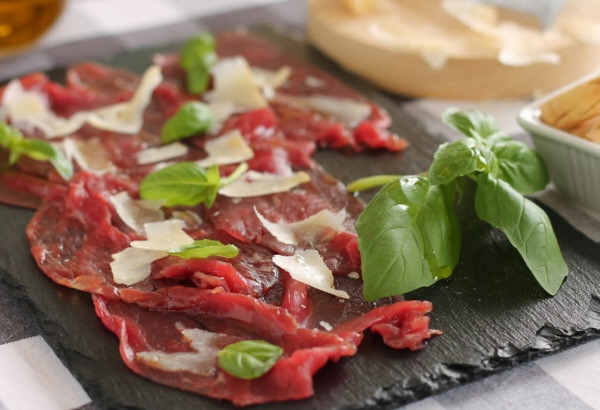 Carpaccio de carne de ternera