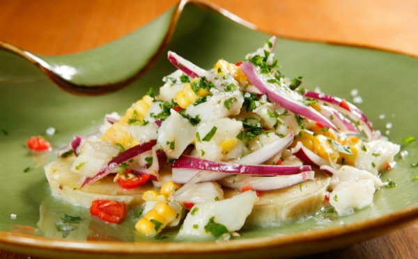 Cebiche de corvina