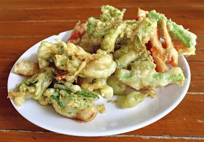 Tempura de vegetales