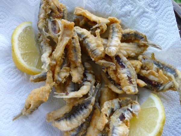 Fritura de boquerones