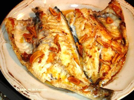 Receta de dorada salvaje a la espalda